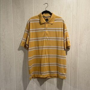 Page & Tuttle Cool Swing Mustard Yellow Golf Polo- L